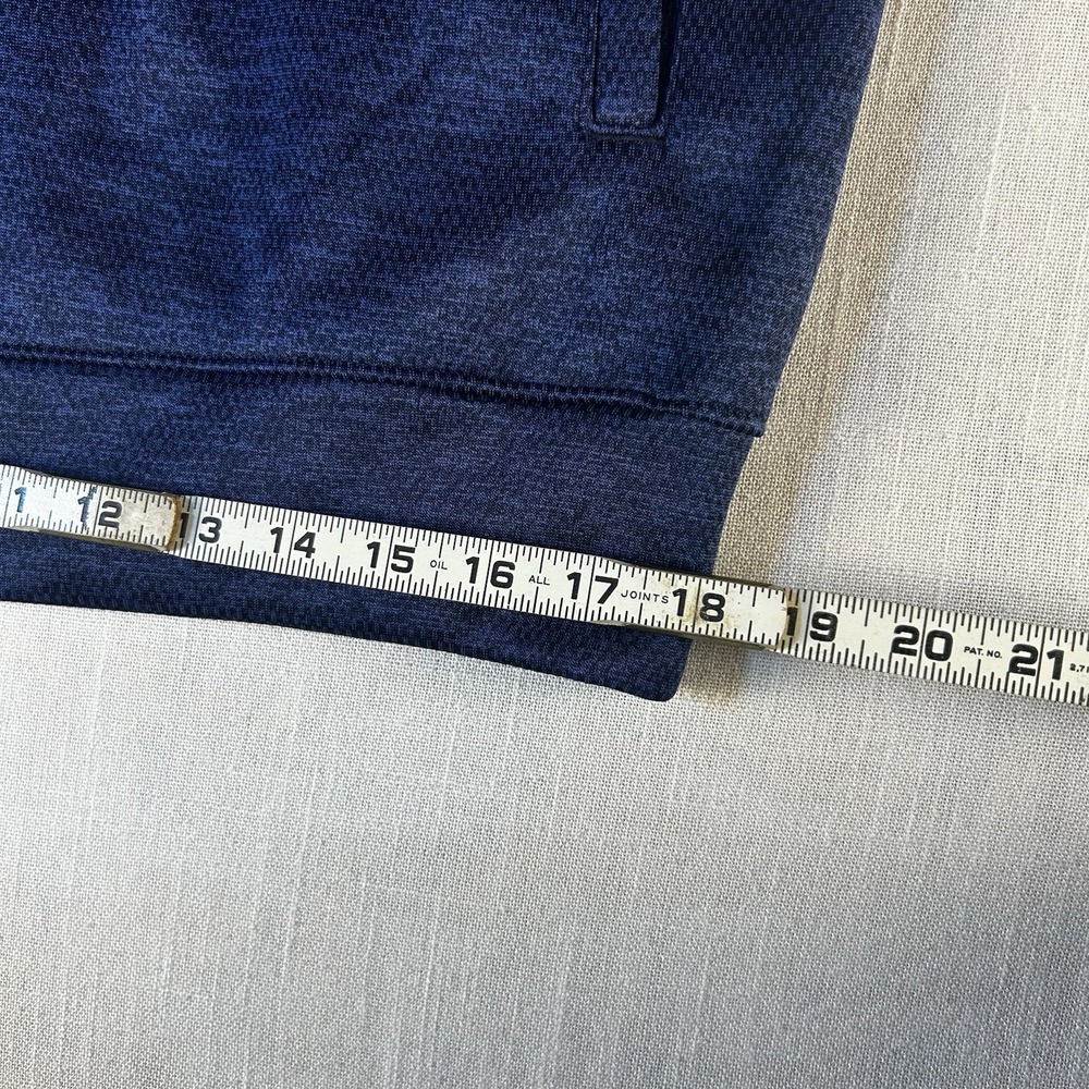 ADIDAS Size M Men's Blue Front Pocket Sweatshirt FullZip WarmUp Athletic Climawa - Picture 5 of 7